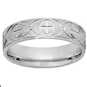 Men's 925 Sterling Silver Cross Ring Holy Religious Jewelry Size 10 | Faith Gift